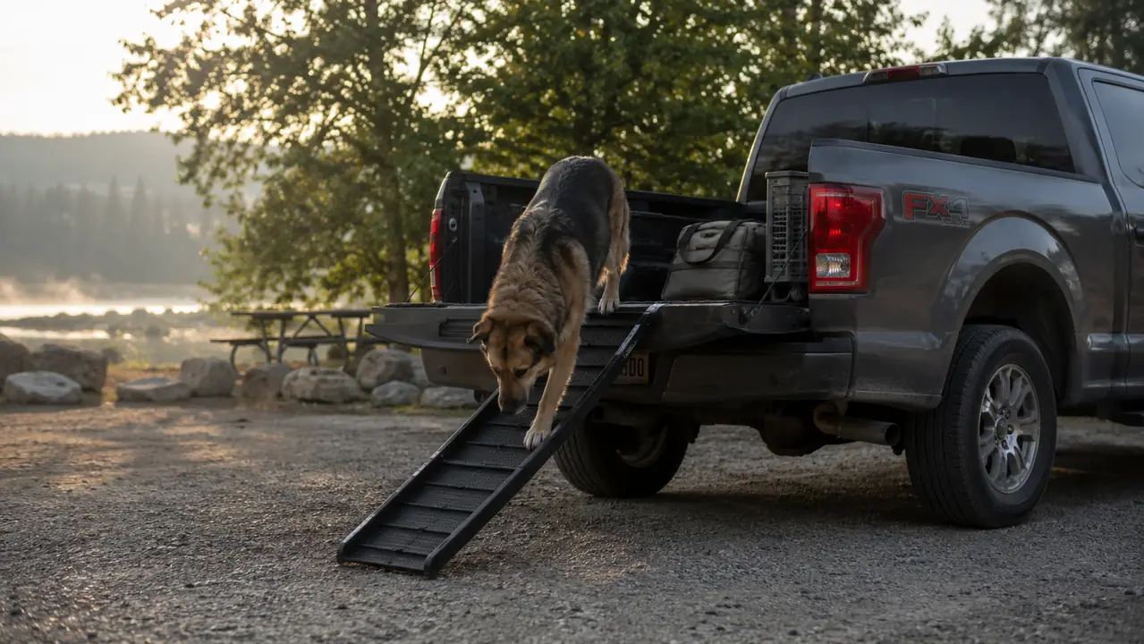 Pawaboo Dog Car Ramp: The Honest Review From a Truck Cab and Tailgate
