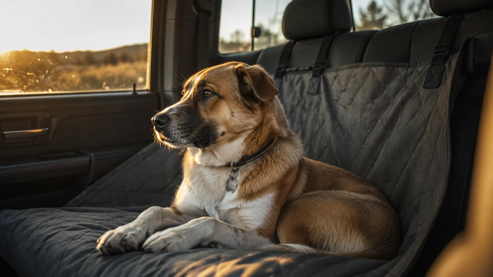 How a Waterproof Dog Car Seat Cover Saved My Back Seat From My Road Trip Dog