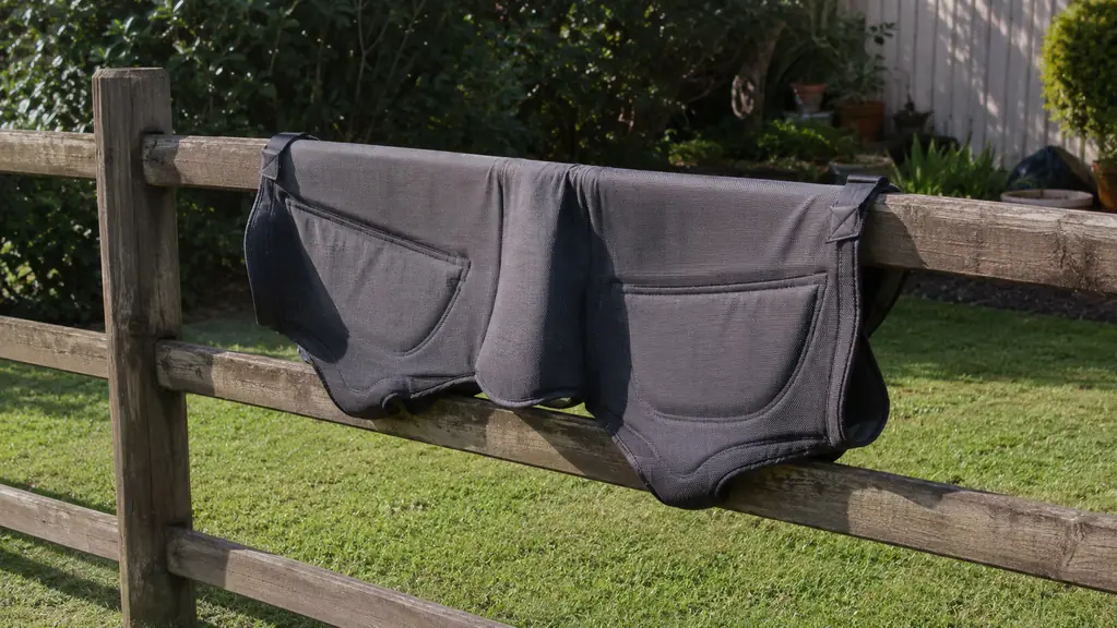A damp dog standing at the open door of a pickup with one paw on a hammock style seat cover