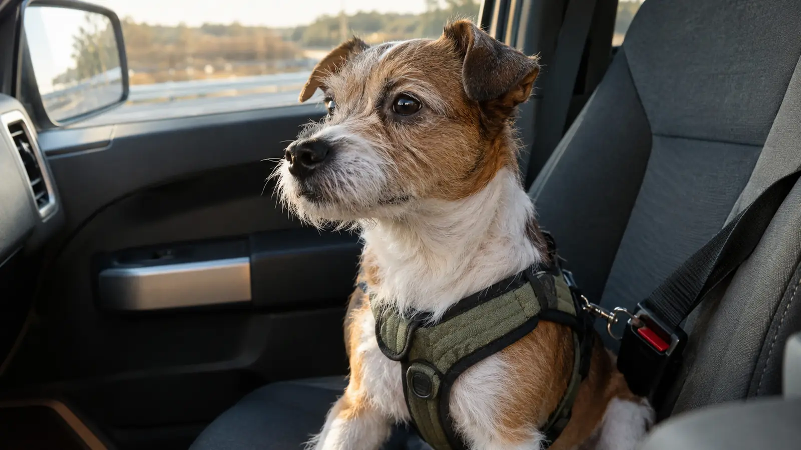 How to Keep Your Dog Safe in the Car With a Vehicle Harness